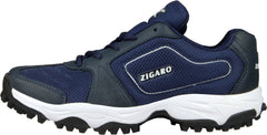 Zigaro Radiant Navy Blue Rubber Running Shoes For Men (Navy)