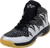 Zigaro Beef Silver Basketball Shoes For Men (Black)