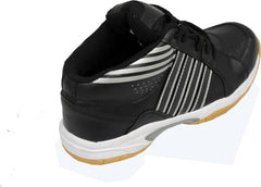 Zigaro Badminton Shoes For Men (Black, Silver)