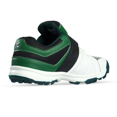 Zigaro Z20 PVC Cricket Shoes – Green & White | All-Round Grip for Turf & Mat Play