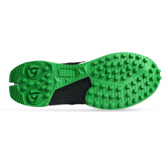 Zigaro Z20 Rubber Cricket Shoes – Green & White | Superior Grip for All Pitches