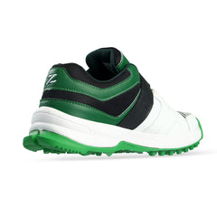 Zigaro Z20 Rubber Cricket Shoes – Green & White | Superior Grip for All Pitches