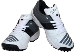 Zigaro Z20 Grey Rubber Cricket Cricket Shoes For Men (Grey, White)