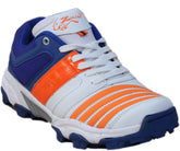 Zigaro ZGF Orange Rubber Studd Cricket Shoes For Men (Multicolor)