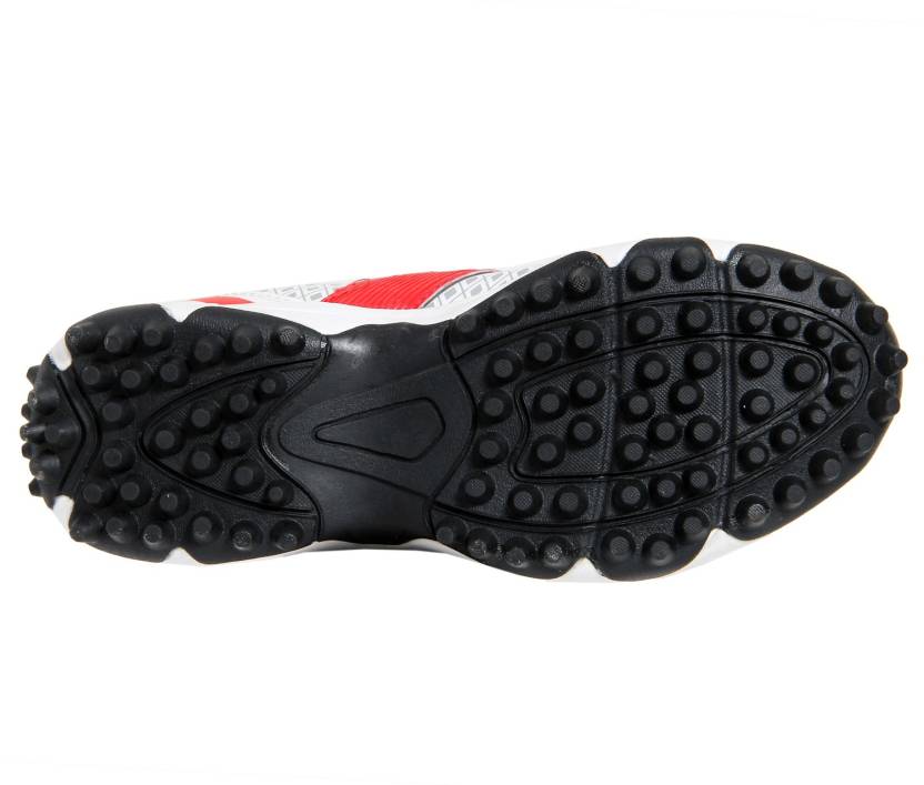 Zigaro Duster White Cricket Shoes (White, Black)