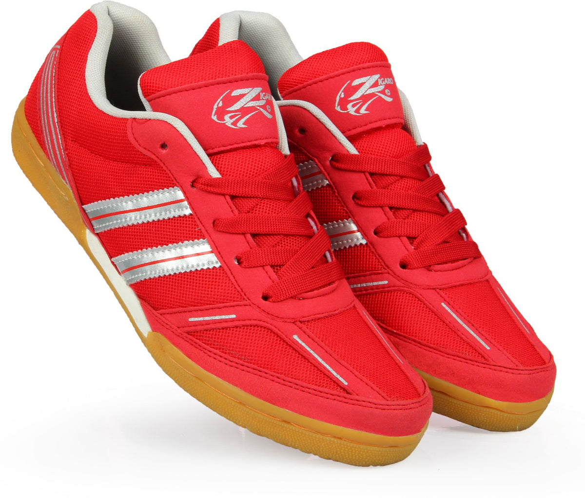 Zigaro Z502 Red Cupsole Badminton Shoes For Men