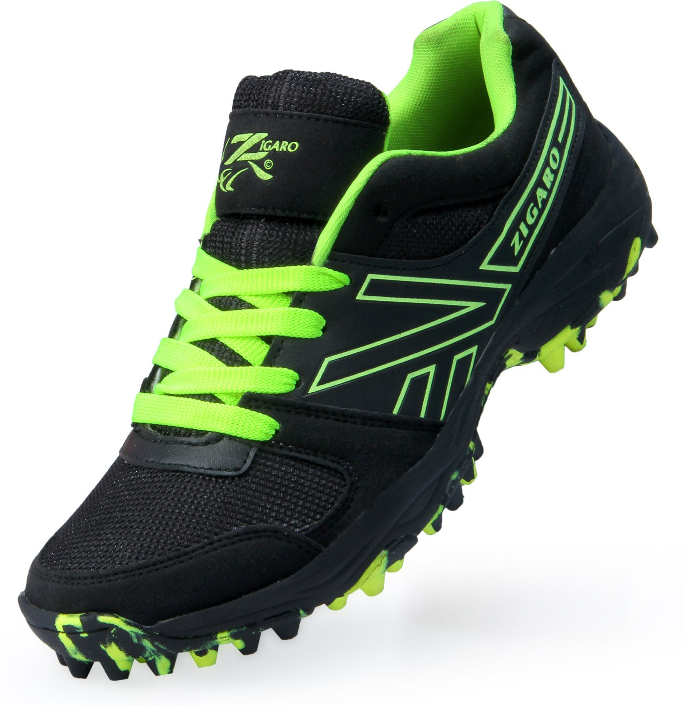 Zigaro Z16 Rubber Cricket Shoes For Men