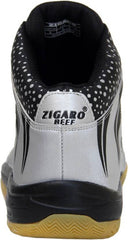 Zigaro Beef Silver Basketball Shoes For Men (Black)