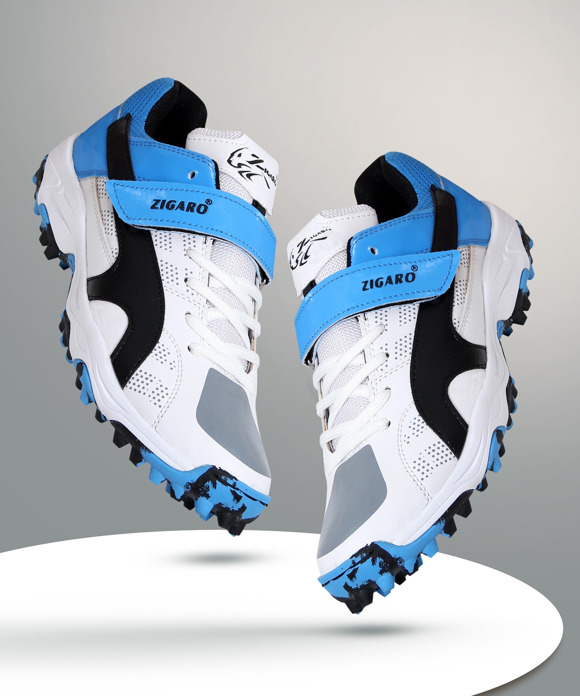 Zigaro Acer Rubber Cricket Running Shoes For Men