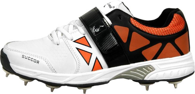 Zigaro Succor Blue Full Spikes Cricket Shoes For Men
