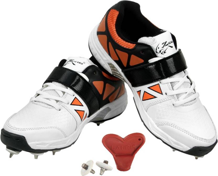 Zigaro Succor Blue Full Spikes Cricket Shoes For Men