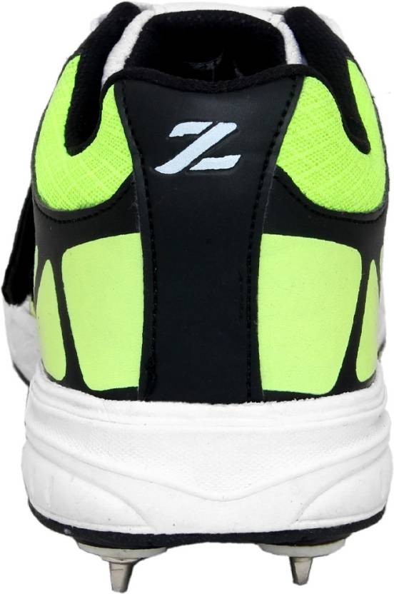 Zigaro Succor Blue Full Spikes Cricket Shoes For Men