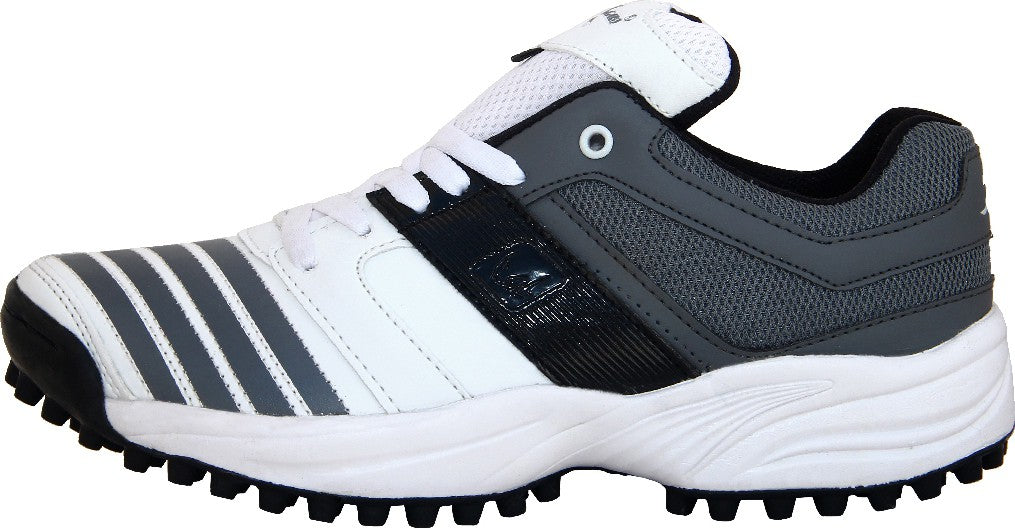 Zigaro Z20 Grey Rubber Cricket Cricket Shoes For Men (Grey, White)