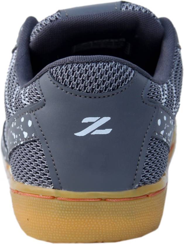 Zigaro Z501 Grey Non-Marking Badminton Shoe Badminton Shoes For Men