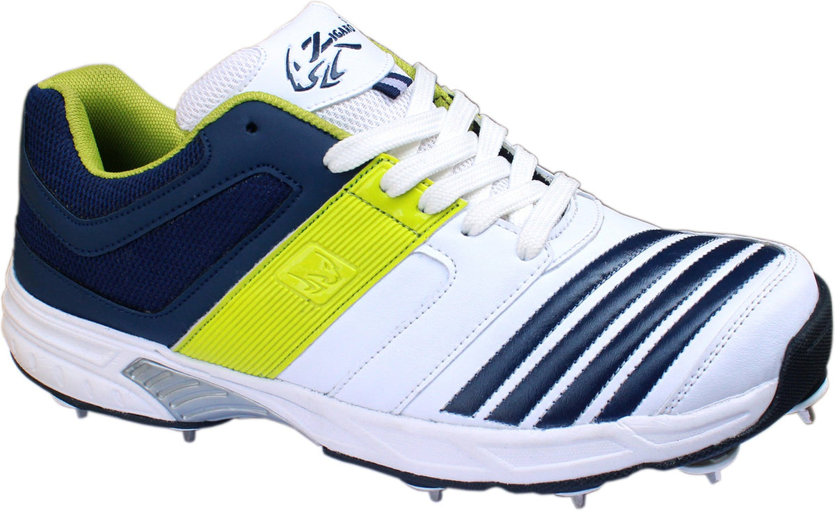 Zigaro Cricket Shoes For Men (White)