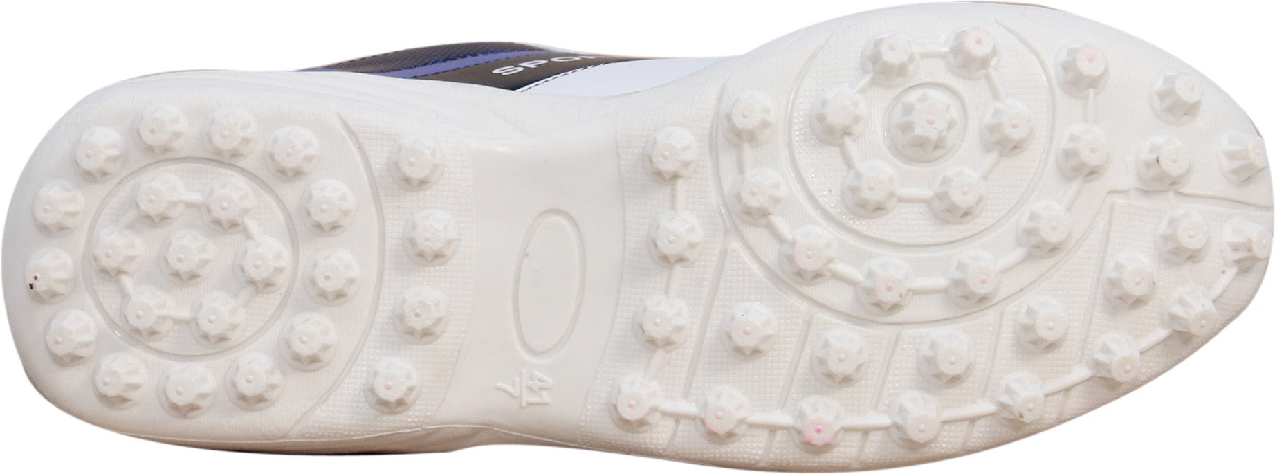Zigaro Glancee Cricket Shoe For Men (White, Blue)